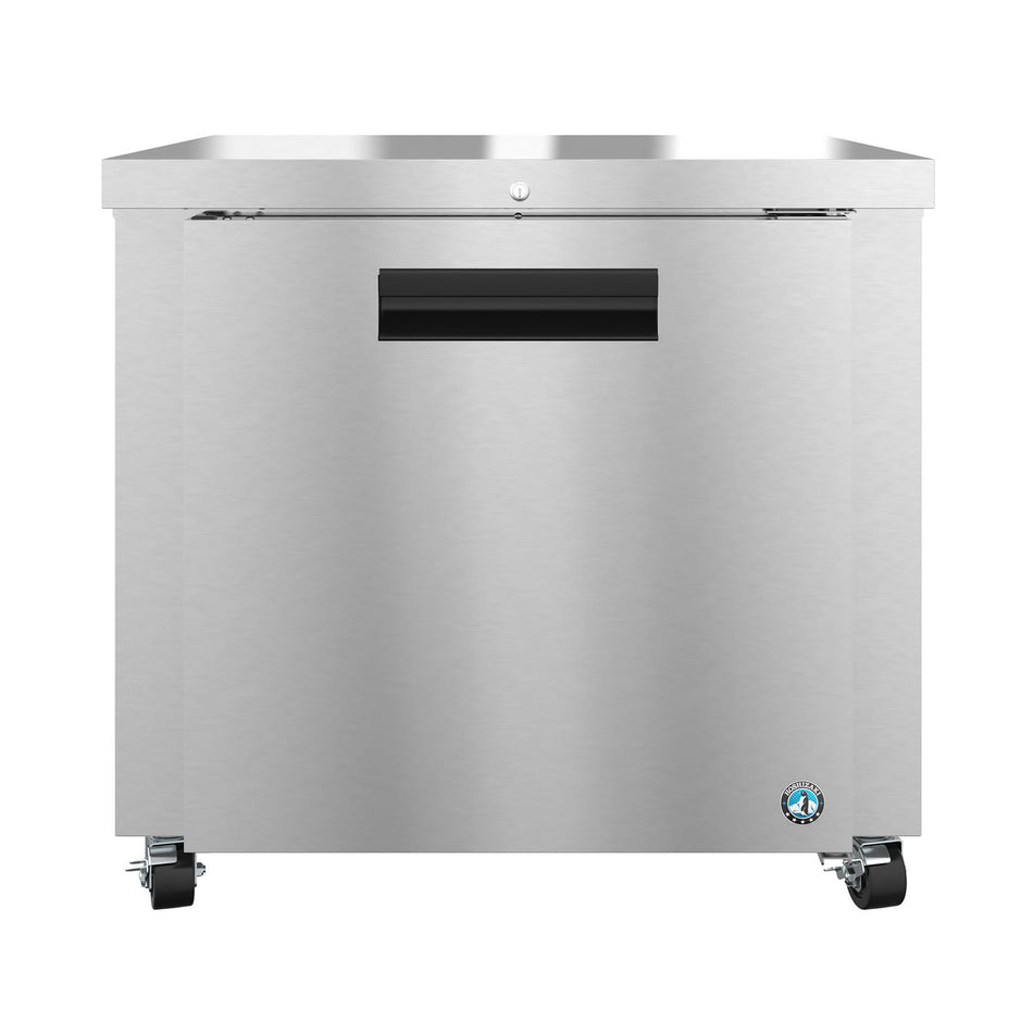 Hoshizaki UR36B-01 36" 1-Door Commercial Undercounter Refrigerator, Steelheart Series, 115V