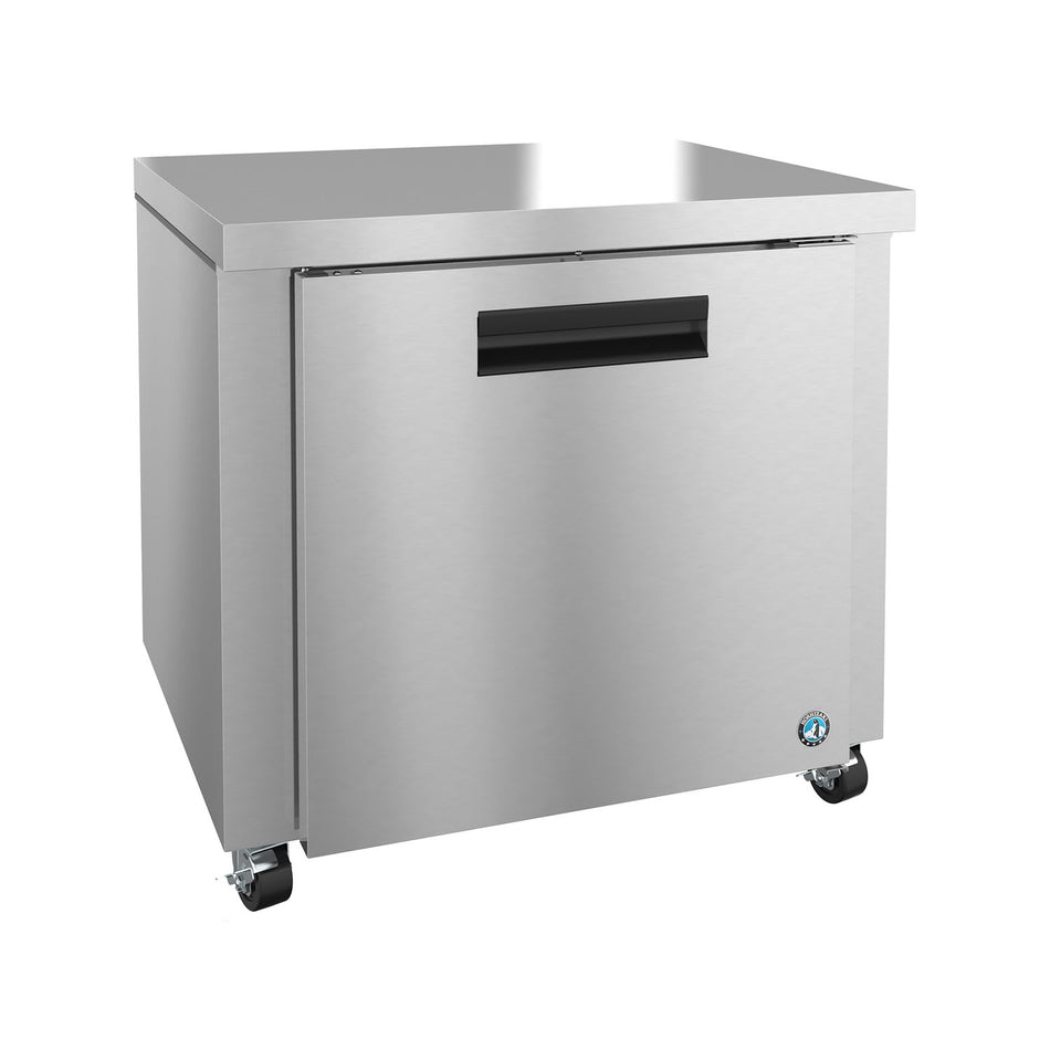Hoshizaki UR36B 36" 1-Door Commercial Undercounter Refrigerator, Steelheart Series, 115V