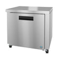 Hoshizaki UR36B 36" 1-Door Commercial Undercounter Refrigerator, Steelheart Series, 115V