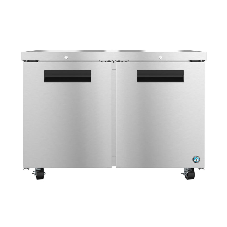 Hoshizaki UR48B-01 48" 2-Door Commercial Undercounter Refrigerator, Steelheart Series, 115V