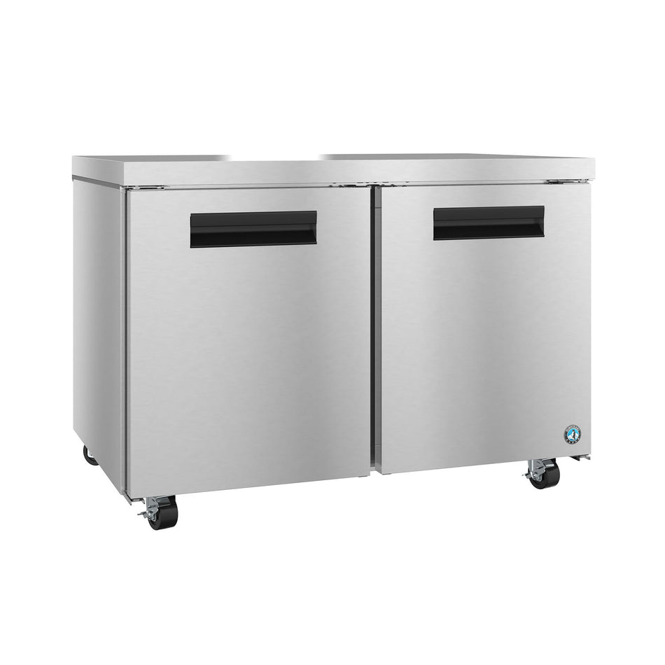 Hoshizaki UR48B 48" 2-Door Commercial Undercounter Refrigerator, Steelheart Series, 115V