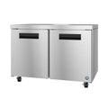 Hoshizaki UR48B 48" 2-Door Commercial Undercounter Refrigerator, Steelheart Series, 115V