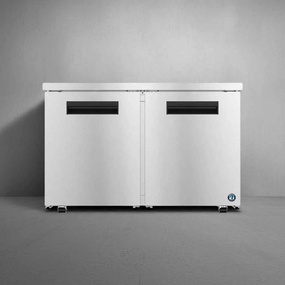 Hoshizaki UR48B-LP 48" 2-Door Commercial Undercounter Refrigerator, Steelheart, 115V