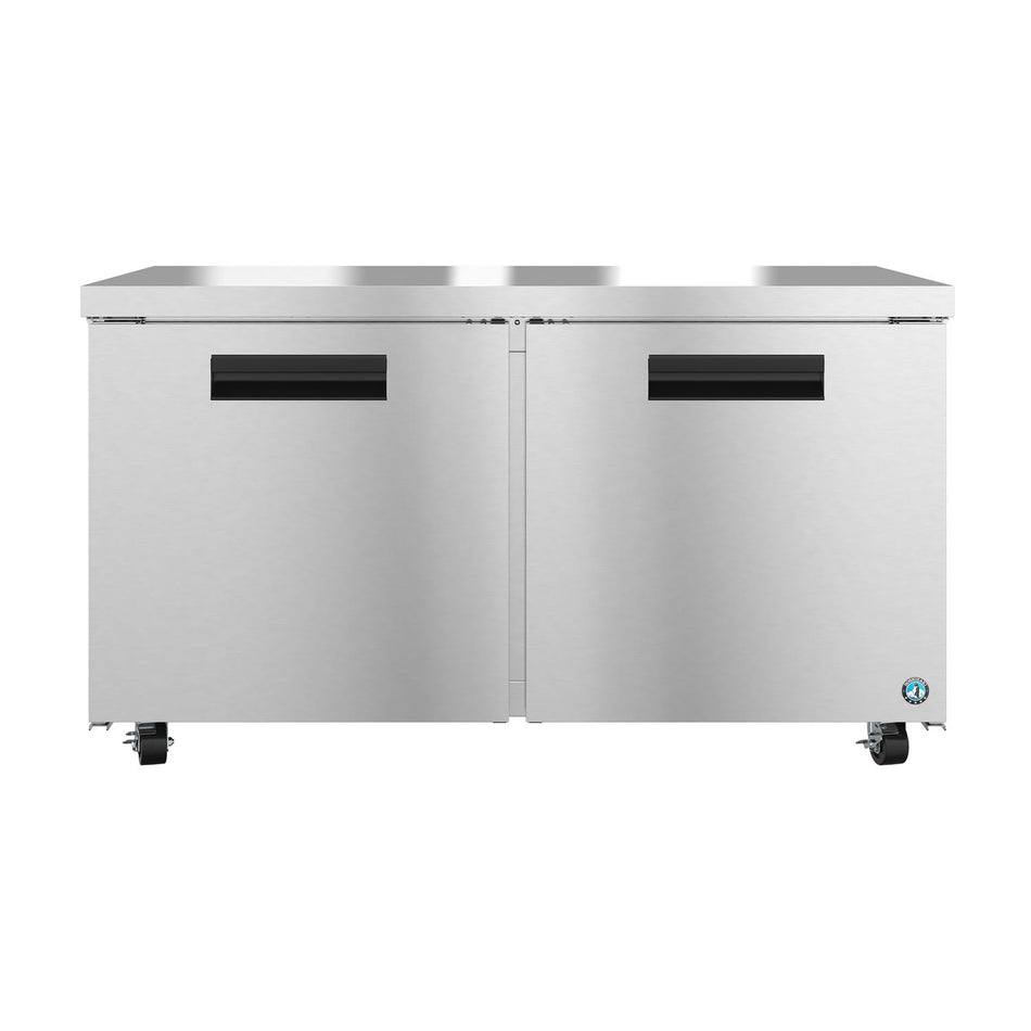 Hoshizaki UR60B 60" 2-Door Commercial Undercounter Refrigerator, Steelheart Series, 115V