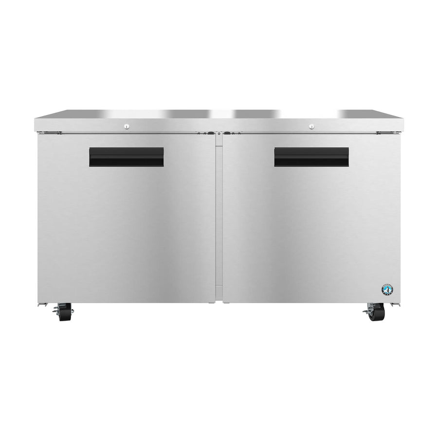 Hoshizaki UR60B-01 60" 2-Door Commercial Undercounter Refrigerator, Steelheart Series, 115V