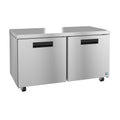 Hoshizaki UR60B 60" 2-Door Commercial Undercounter Refrigerator, Steelheart Series, 115V