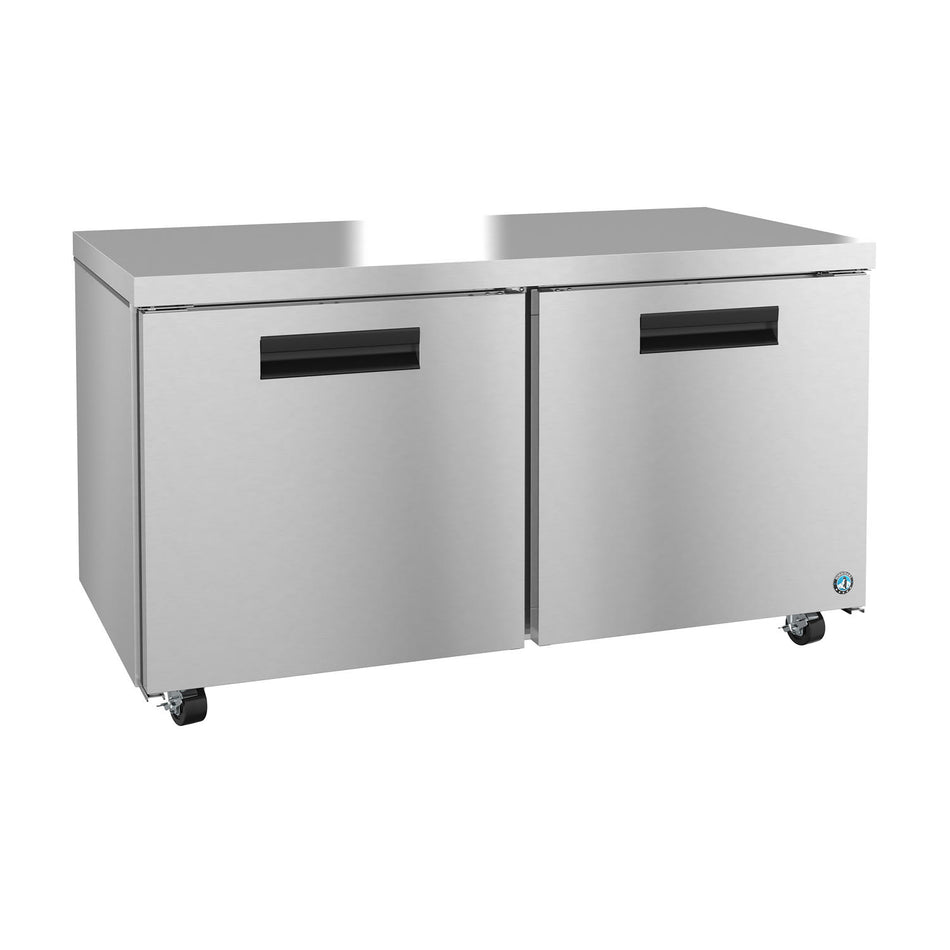 Hoshizaki UR60B 60" 2-Door Commercial Undercounter Refrigerator, Steelheart Series, 115V