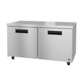Hoshizaki UR60B 60" 2-Door Commercial Undercounter Refrigerator, Steelheart Series, 115V