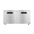 Hoshizaki UR60B-LP 60" 2-Door Commercial Undercounter Refrigerator, Steelheart, 115V