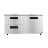 Hoshizaki UR60B-LPD2 60" 1-Door Commercial Undercounter Refrigerator, Steelheart, 115V