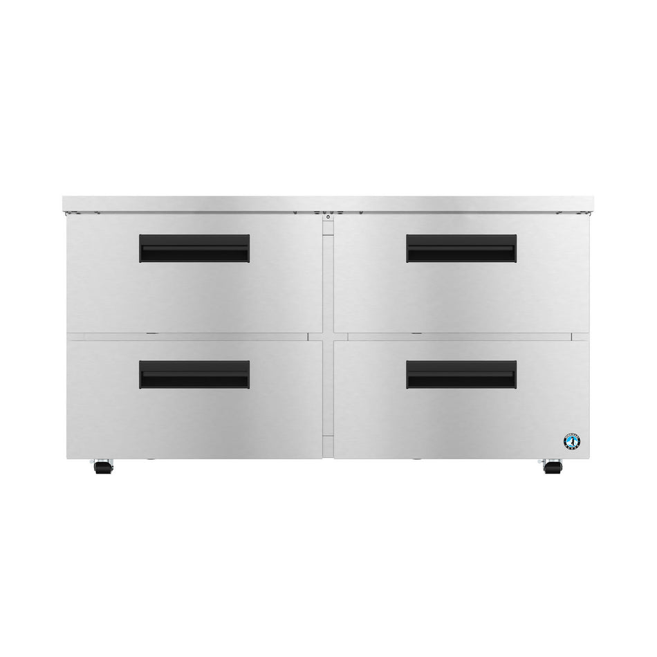 Hoshizaki UR60B-LPD4 60" Commercial Undercounter Refrigerator, Steelheart, 115V