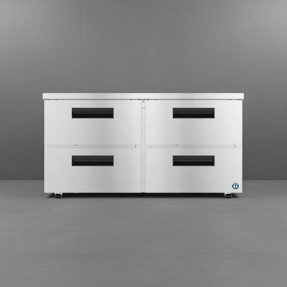 Hoshizaki UR60B-LPD4 60" Commercial Undercounter Refrigerator, Steelheart, 115V