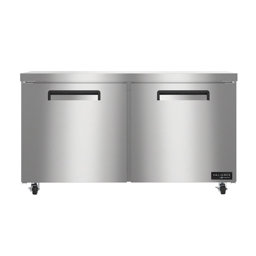 Hoshizaki VUF60A 59.75" 2-Door Commercial Undercounter Freezer, Valiance®, 115V