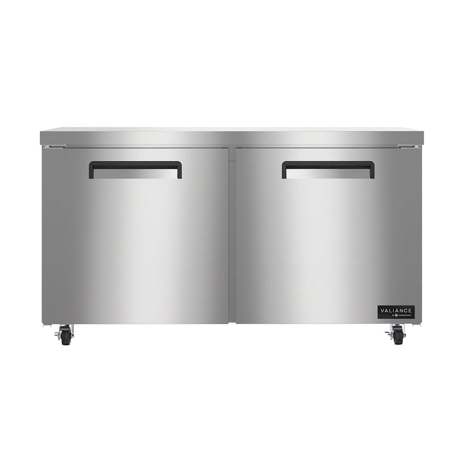 Hoshizaki VUR60A 59.75" 2-Door Commercial Undercounter Refrigerator, Valiance®, 115V