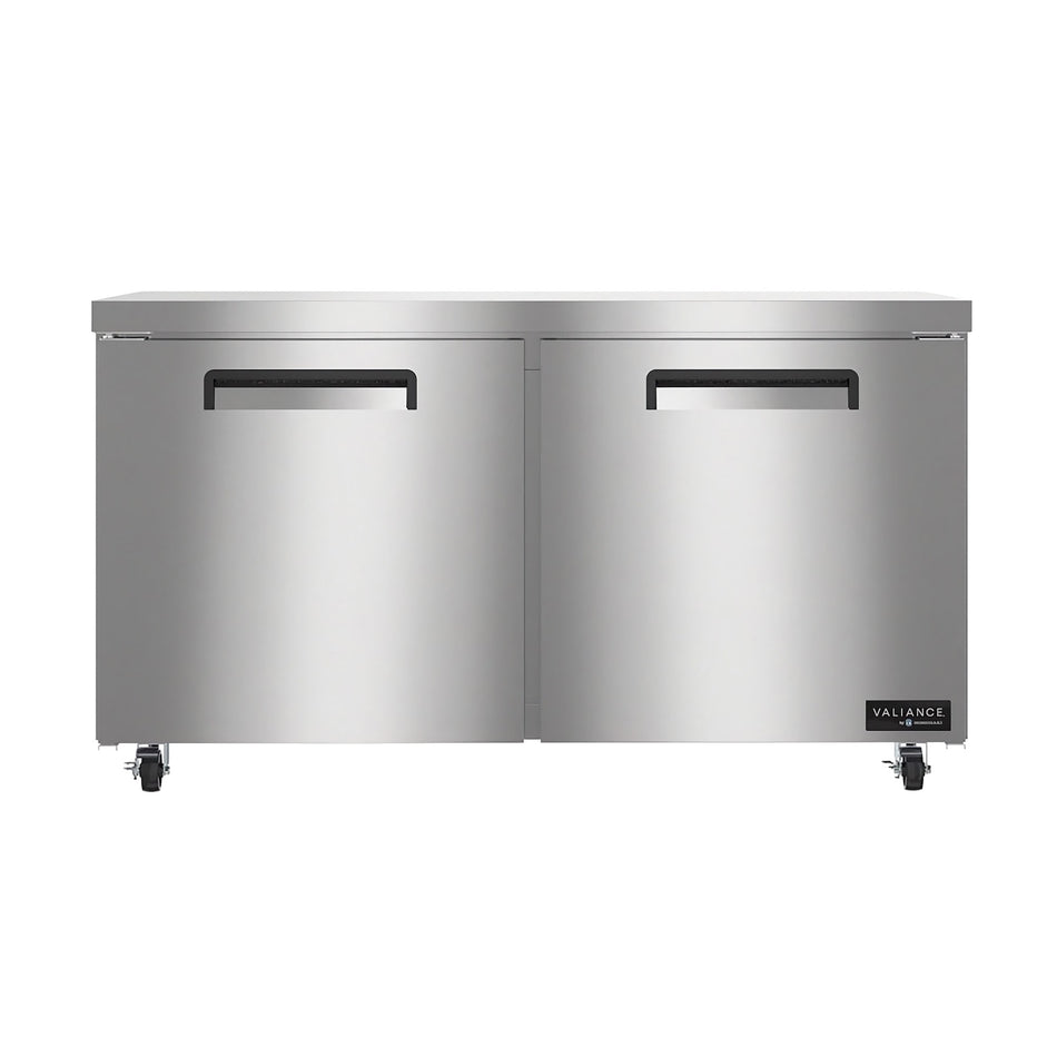 Hoshizaki VUR60A 59.75" 2-Door Commercial Undercounter Refrigerator, Valiance®, 115V