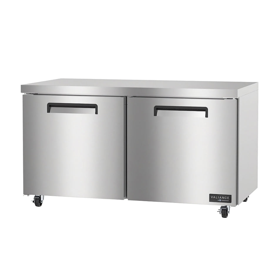 Hoshizaki VUR60A 59.75" 2-Door Commercial Undercounter Refrigerator, Valiance®, 115V