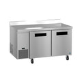 Hoshizaki WLF60B 60" 2-Door Commercial Worktop Freezer, Steelheart, 115V