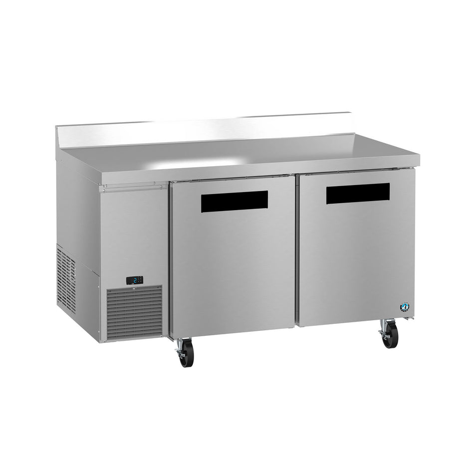 Hoshizaki WLF60B 60" 2-Door Commercial Worktop Freezer, Steelheart, 115V