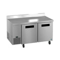 Hoshizaki WLF60B 60" 2-Door Commercial Worktop Freezer, Steelheart, 115V