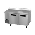 Hoshizaki WLF60B 60" 2-Door Commercial Worktop Freezer, Steelheart, 115V