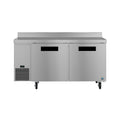 Hoshizaki WLF67B 67" 2-Door Commercial Worktop Freezer, Steelheart, 115V