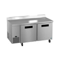 Hoshizaki WLF67B 67" 2-Door Commercial Worktop Freezer, Steelheart, 115V