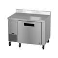 Hoshizaki WLR46B 46" 1-Door Commercial Worktop Refrigerator, Steelheart Series, 115V