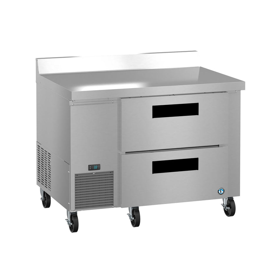 Hoshizaki WLR46B-D2 46" Commercial Worktop Refrigerator, Steelheart Series, 115V