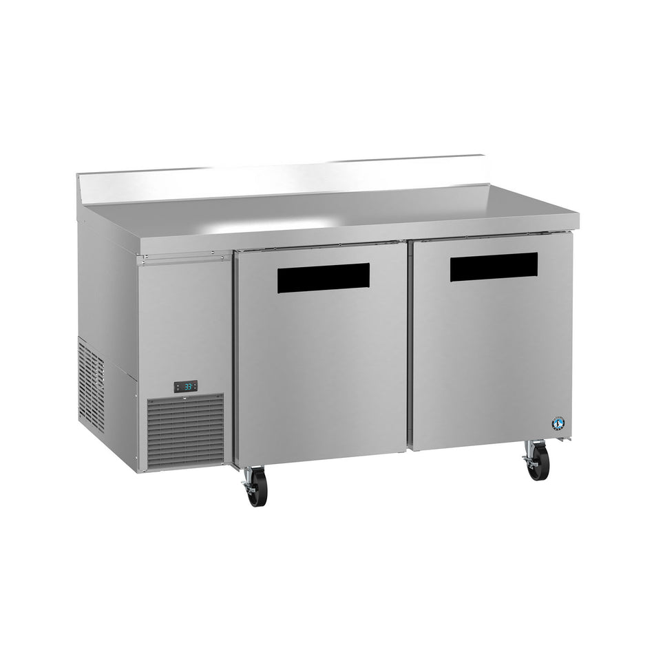 Hoshizaki WLR60B 60" 2-Door Commercial Worktop Refrigerator, Steelheart Series, 115V