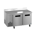 Hoshizaki WLR60B 60" 2-Door Commercial Worktop Refrigerator, Steelheart Series, 115V