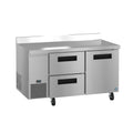 Hoshizaki WLR60B-D2 60" 1-Door Commercial Worktop Refrigerator, Steelheart Series, 115V