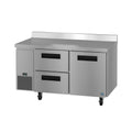 Hoshizaki WLR60B-D2 60" 1-Door Commercial Worktop Refrigerator, Steelheart Series, 115V
