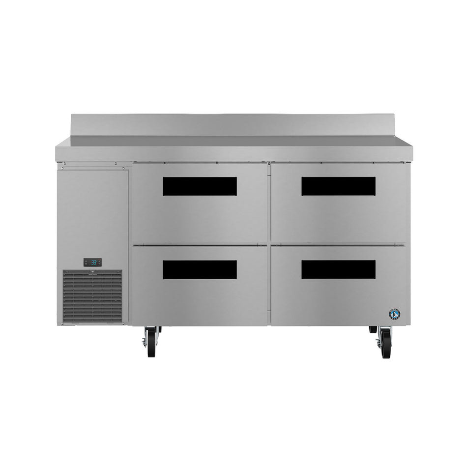 Hoshizaki WLR60B-D4 60" Commercial Worktop Refrigerator, Steelheart Series, 115V