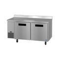 Hoshizaki WLR67B 67" 2-Door Commercial Worktop Refrigerator, Steelheart Series, 115V