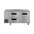 Hoshizaki WLR67B-D2 67" 1-Door Commercial Worktop Refrigerator, Steelheart Series, 115V