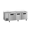 Hoshizaki WLR93B 93" 3-Door Commercial Worktop Refrigerator, Steelheart Series, 115V