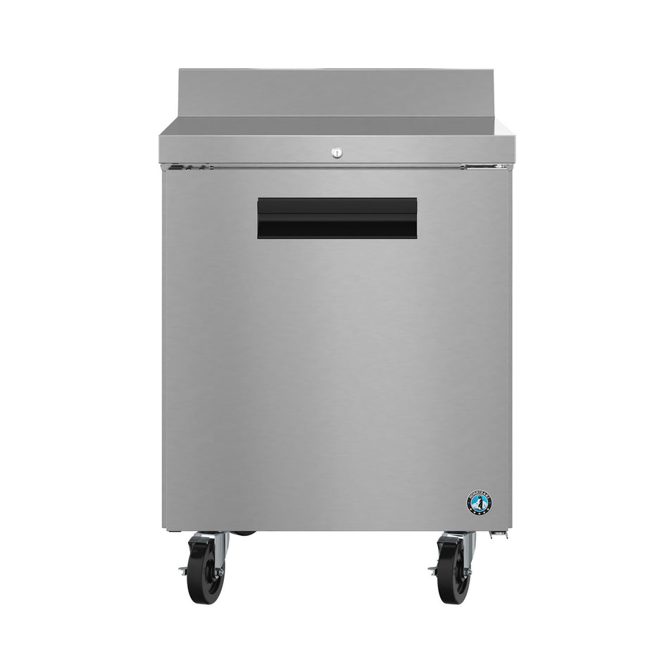 Hoshizaki WR27B-01 27" 1-Door Commercial Worktop Refrigerator, Steelheart Series, 115V