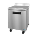 Hoshizaki WR27B-01 27" 1-Door Commercial Worktop Refrigerator, Steelheart Series, 115V
