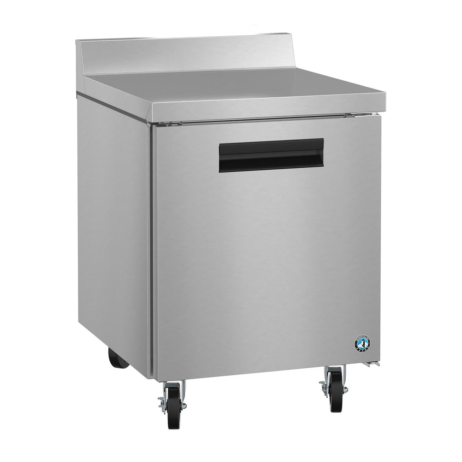 Hoshizaki WR27B 27" 1-Door Commercial Worktop Refrigerator, Steelheart Series, 115V