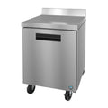 Hoshizaki WR27B 27" 1-Door Commercial Worktop Refrigerator, Steelheart Series, 115V
