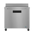 Hoshizaki WR36B 36" 1-Door Commercial Worktop Refrigerator, Steelheart Series, 115V