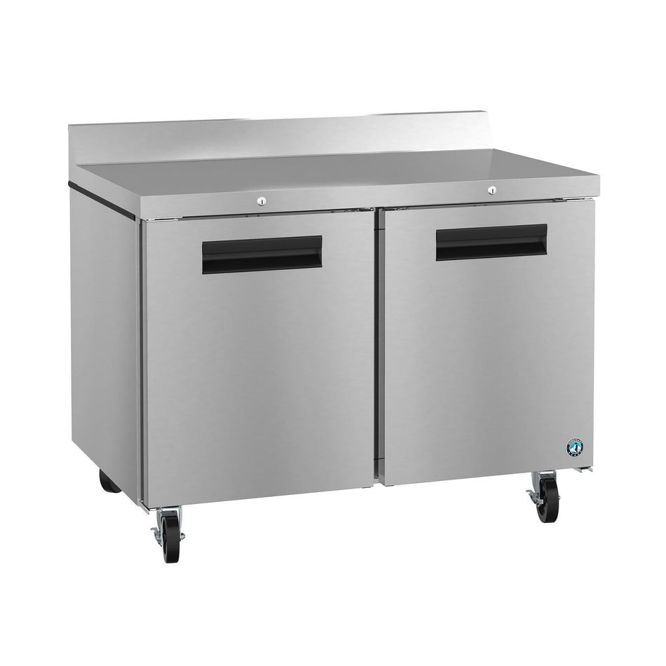 Hoshizaki WR48B-01 48" 2-Door Commercial Worktop Refrigerator, Steelheart Series, 115V