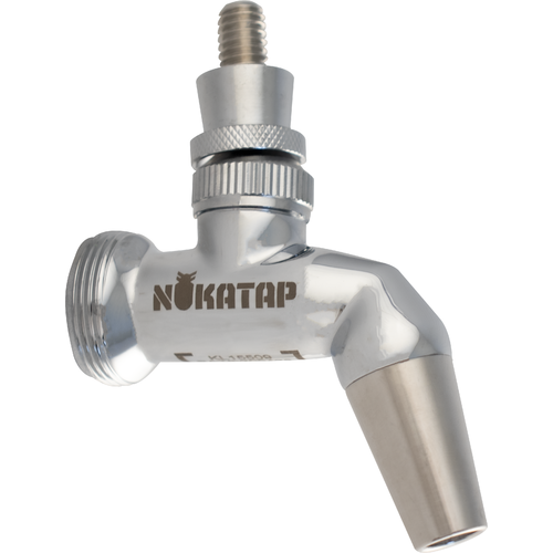 KOMOS® Double-Wide Kegerator | NukaTap® Flow-Control Stainless Steel Faucets | Fan Cooled Stainless Tower | Digital Thermostat | Casters | Regulator | Fits 2 Half Barrel Kegs or 8 Corny Kegs