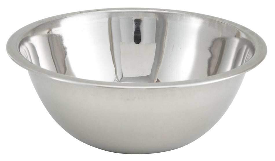 Winco MXB-150Q 1-1/2 Quart Economy Mixing Bowl Stainless Steel 7-3/4 Inch Diameter