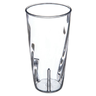 Carlisle 4367407 22 Oz Clear Swirl Tumbler with Inner Graduated Measurements