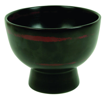 Thunder Group 45-1 16-1/2 Oz Soup Rice Bowl Wood Carved Decorative Finish