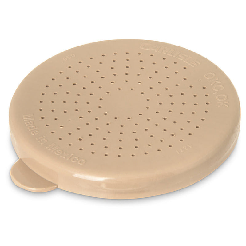 Carlisle 427106 Shaker Lid Polyethylene Beige BPA Free