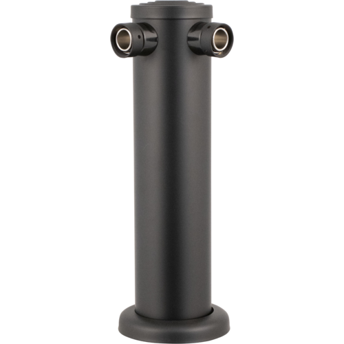 Matte Black Stainless Draft Tower Kit w/ Shanks, Tubing & Fittings