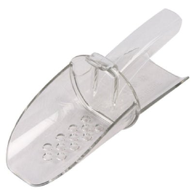 Carlisle SI4550 4 to 6 Oz Scoop with Drain Holes Polycarbonate Clear