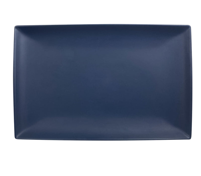 Thunder Group 47128SB 12 Inch Rectangular Tray Break-Resistant Melamine Blue